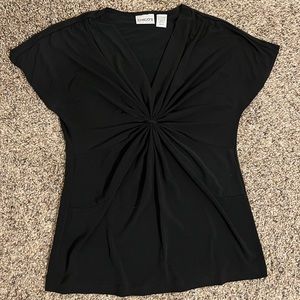 Black V-Neck Shirt